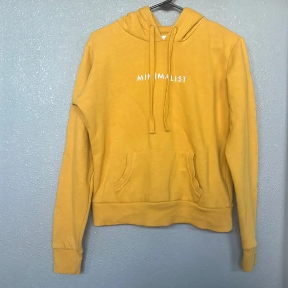 Yellow hoodie cotton on clearance